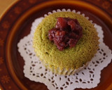 栗まるごと☆はちみつカップケーキ(抹茶)作り方6写真