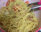 ＊ツナトマトのバター醤油パスタ＊作り方3写真