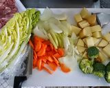 白菜とブロッコリーの具沢山カレーシチュー作り方1写真