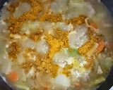 白菜とブロッコリーの具沢山カレーシチュー作り方9写真
