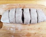 HBで黒豆煮汁たっぷり黒豆ロールパン♡作り方8写真