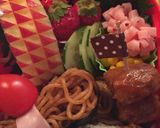 リボンでcute♡マルちゃんデコ焼きそば作り方8写真