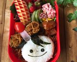 リボンでcute♡マルちゃんデコ焼きそば作り方9写真