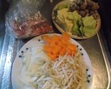 愛情たっぷり焼きそば弁当作り方1写真
