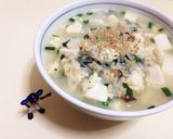 ダイエットランチ簡単キノコ雑炊（大盛）作り方4写真
