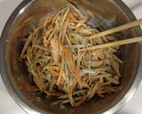 マヨネーズ少でもしっかり味！ごぼうサラダ作り方4写真