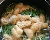 水菜と油揚げのあっさり煮♡作り方2写真