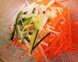 広東風鯛のお刺身サラダ◎作り方1写真