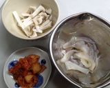 焼そば たらこ クリーム キムチ味作り方1写真