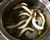 分かりやすいアヒージョ 海老としめじ作り方9写真