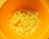 鰹のタタキと菜の花のパスタ作り方4写真