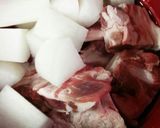 豚パイカと大根の中華スープ◆肉とろっ作り方3写真