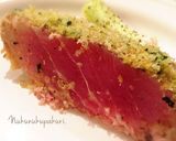 まぐろ骨つき中落ちの香草パン粉焼き～作り方10写真
