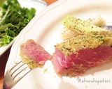 まぐろ骨つき中落ちの香草パン粉焼き～作り方11写真
