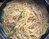 長ネギとえのきの和風スープパスタ作り方5写真