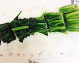 材料２つ！ほうれん草のたまごソテー作り方1写真