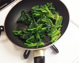 材料２つ！ほうれん草のたまごソテー作り方3写真