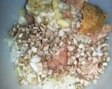 簡単鶏の照り照りつくねバーグ作り方1写真