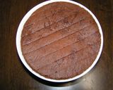バレンタインに☆ドームチョコレートケーキ作り方16写真