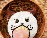 キャラ弁 焼きそば ライオン 弁当作り方10写真