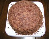バレンタインに☆ドームチョコレートケーキ作り方18写真