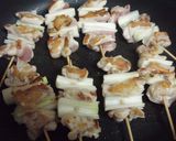 即席＆経済的✿フライパンde焼き鳥ねぎま作り方8写真