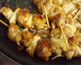 即席＆経済的✿フライパンde焼き鳥ねぎま作り方15写真