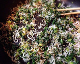 ふきの葉っぱで２種ふりかけとクルミ味噌作り方4写真
