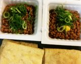 フライパンで納豆＆油揚げ作り方1写真