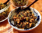 ふきの葉っぱで２種ふりかけとクルミ味噌作り方12写真