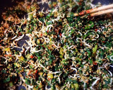 ふきの葉っぱで２種ふりかけとクルミ味噌作り方7写真
