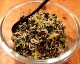 ふきの葉っぱで２種ふりかけとクルミ味噌作り方5写真