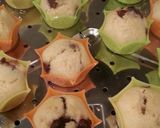 重曹であんこ入り酒粕蒸しパン作り方4写真
