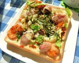 セロリ×ウィンナーのキムチトースト作り方7写真