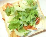 セロリ×ウィンナーのキムチトースト作り方5写真