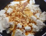 なばなと豆腐のごま味噌炒め作り方3写真
