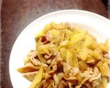 *朝食の一品に*唐揚げとピーマン炒め作り方5写真