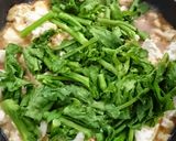 なばなと豆腐のごま味噌炒め作り方5写真