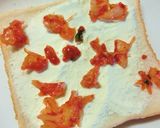 キャベツ×キムチの塩昆布カレートースト作り方3写真