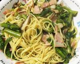 菜花のおひたしリメイクパスタ作り方6写真