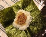 梅アンチョビのおにぎらず作り方3写真