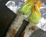 花ズッキーニの肉巻き2種ソース作り方2写真