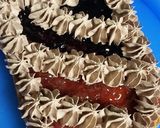 ダブルベリージャムチョコホイップトースト作り方6写真