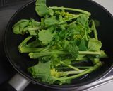 菜の花の牛肉巻き焼き♪辛子醤油で作り方1写真