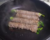 菜の花の牛肉巻き焼き♪辛子醤油で作り方4写真