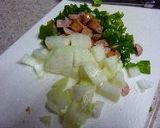 焼きそばでオムそばおにぎらず(´︶`)♡作り方1写真