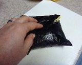焼きそばでオムそばおにぎらず(´︶`)♡作り方5写真