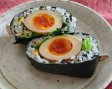 煮卵おにぎらず作り方5写真