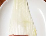 巻き薔薇みたいなクロワッサン型ロール白菜作り方6写真