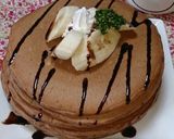板チョコで♪美味チョコレートホットケーキ作り方6写真